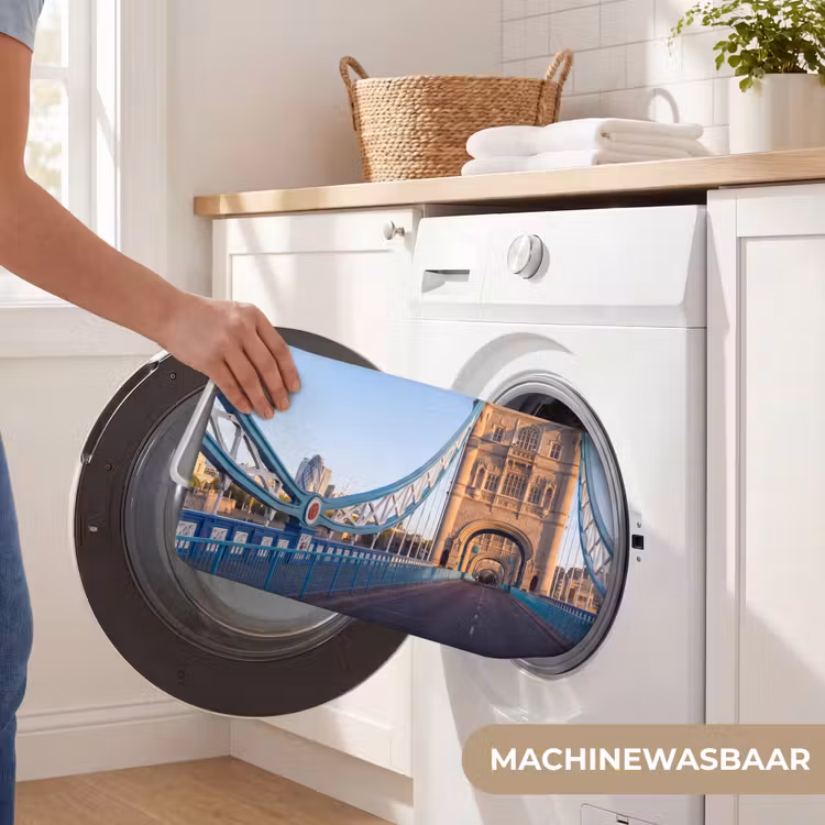 Wc Mat - Brug - Toren - Architectuur - Klassiek - Blauw — 5