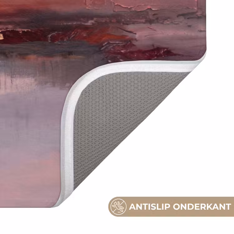 Wc Mat - Landschap - Zonsondergang - Abstract - Modern - Roze — 3