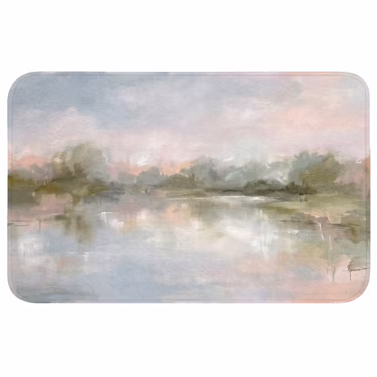Wc Mat - Natuur - Landschap - Abstract - Water - Groen — 1