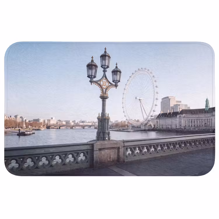 Wc Mat - Reuzenrad - Londen - Stad - Architectuur - Brug — 1