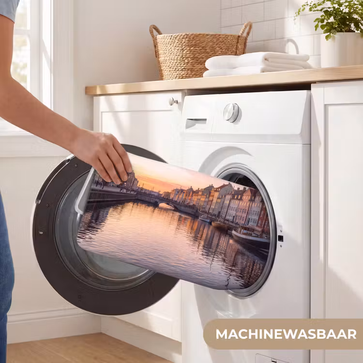 Wc Mat - Stad - Gracht - Zonsondergang - Klassiek - Kleurrijk — 5