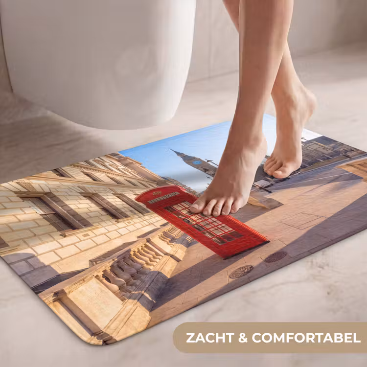 Wc Mat - Telefooncel - Rood - Londen - Stad - Architectuur — 7