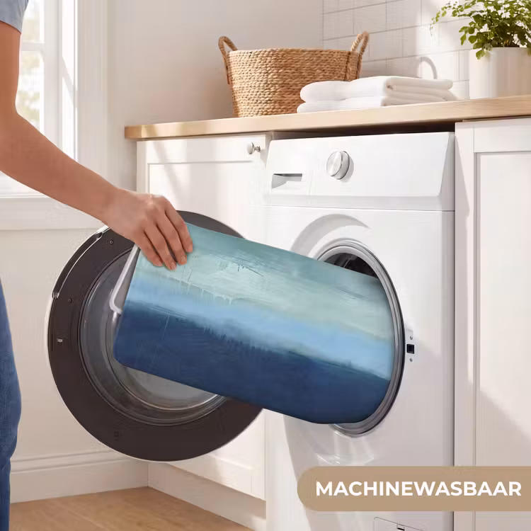 Wc Mat - Abstract - Lagen - Rust - Modern - Blauw — 5