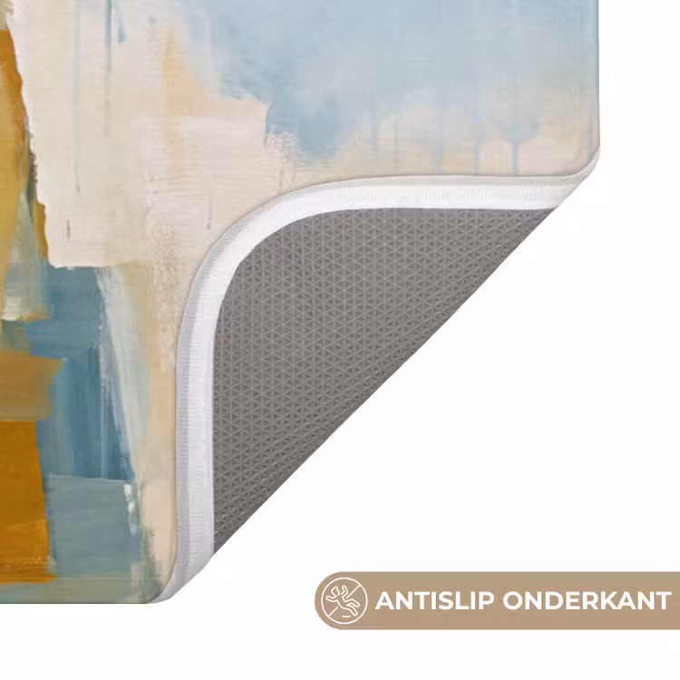 Wc Mat - Abstract - Kleuren - Kunst - Modern - Blauw — 3