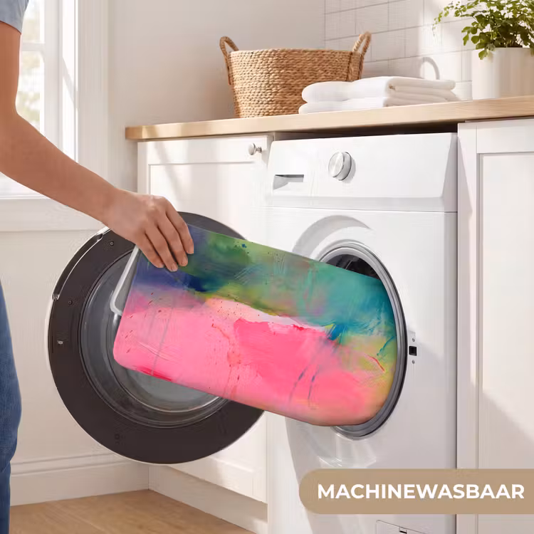 Wc Mat - Abstract - Kleuren - Modern - Groen - Roze — 5