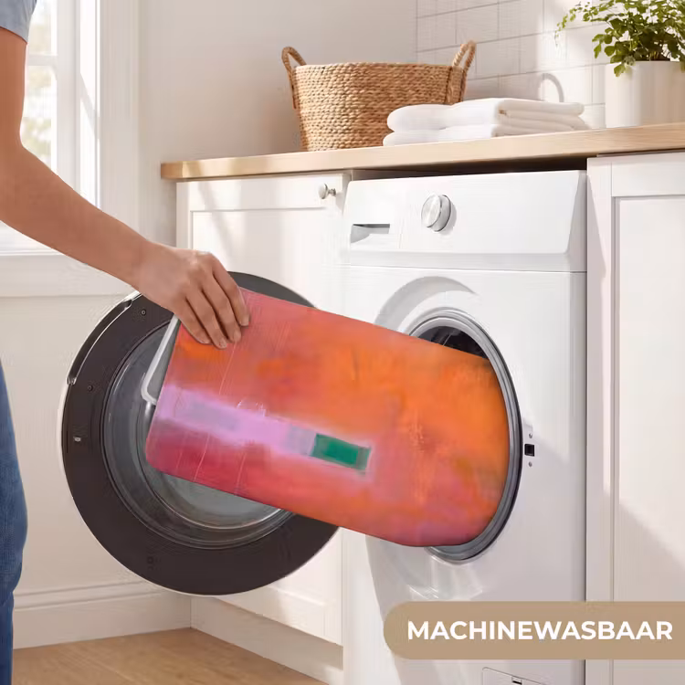 Wc Mat - Abstract - Vlakken - Kunst - Modern - Oranje — 5