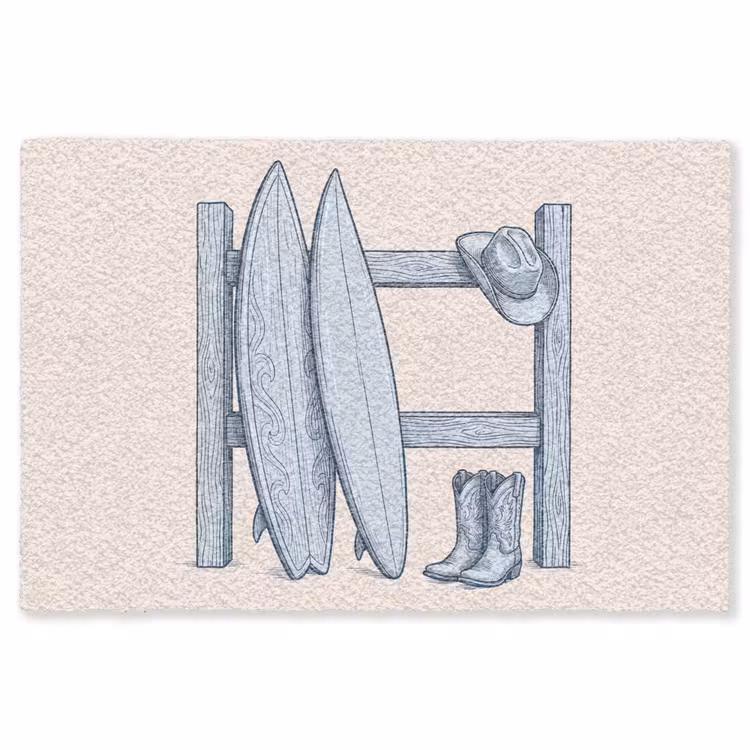 Vloerkleed - Recreatie - Kleding - Avontuur - Illustratie - Zomer — 1