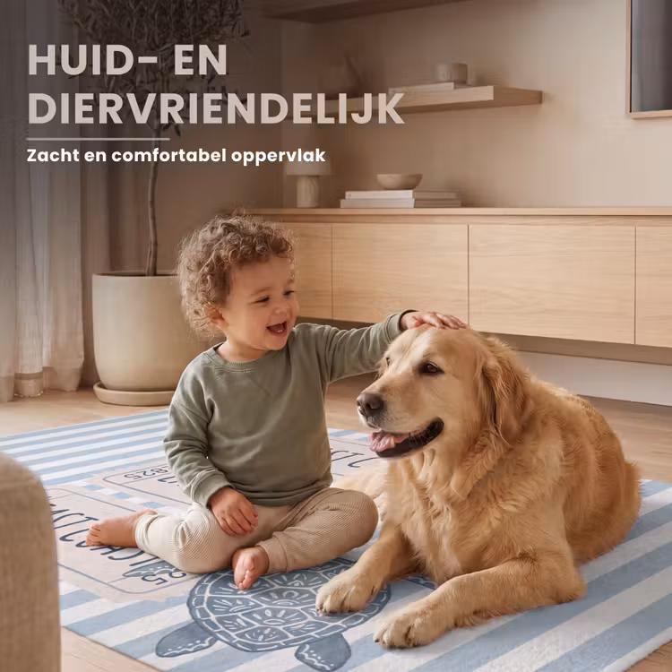 Vloerkleed - Schelp - Oceaan - Kust - Blauw - Illustratie — 6