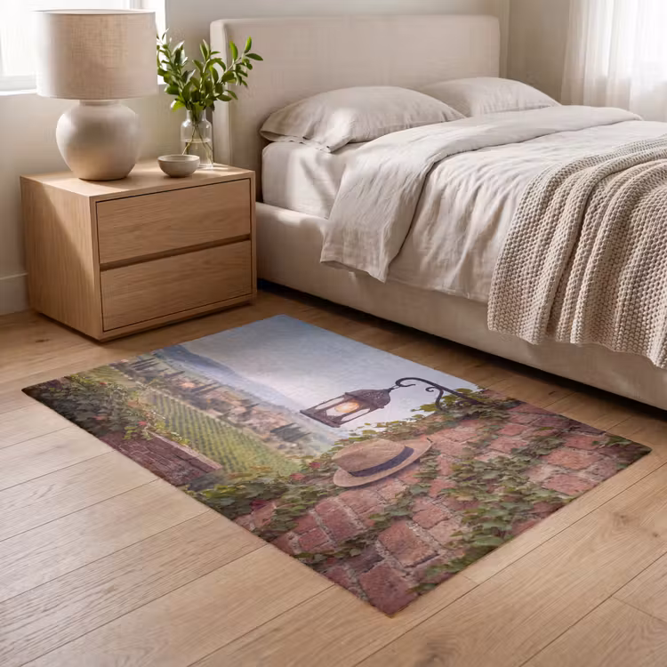 Vloerkleed - Lantaarn - Wijngaard - Landschap - Italiaans — 5