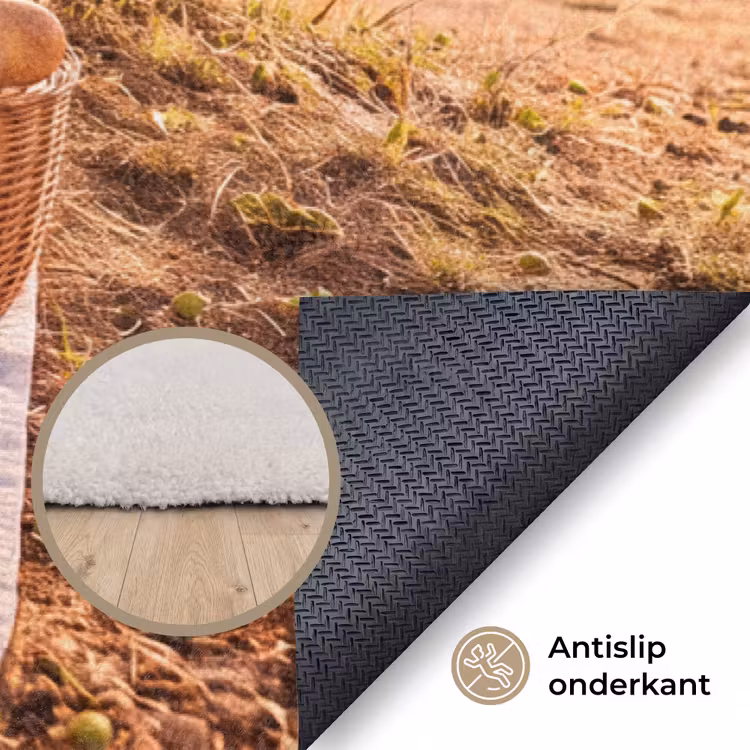 Vloerkleed - Picknick - Wijngaard - Landschap - Zomer - Eten — 4