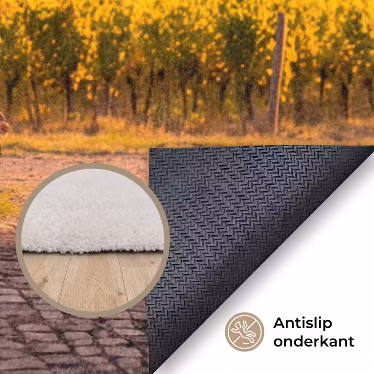 Vloerkleed - Poort - Landschap - Platteland - Zonlicht - Warm — 4