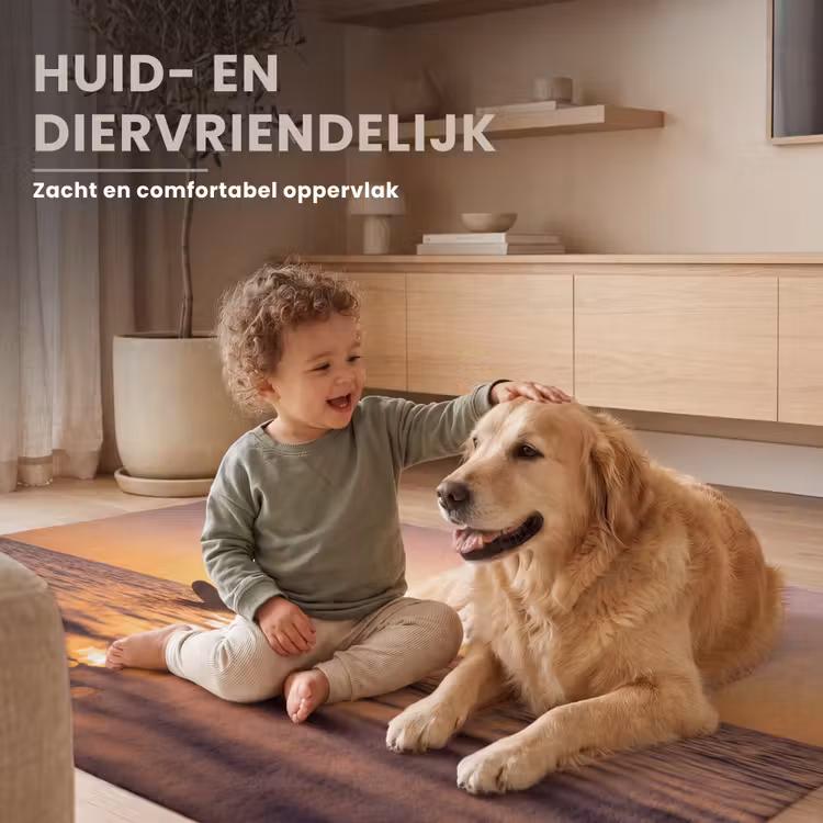 Vloerkleed - Persoon - Surfen - Zonsondergang - Zee - Oranje — 6