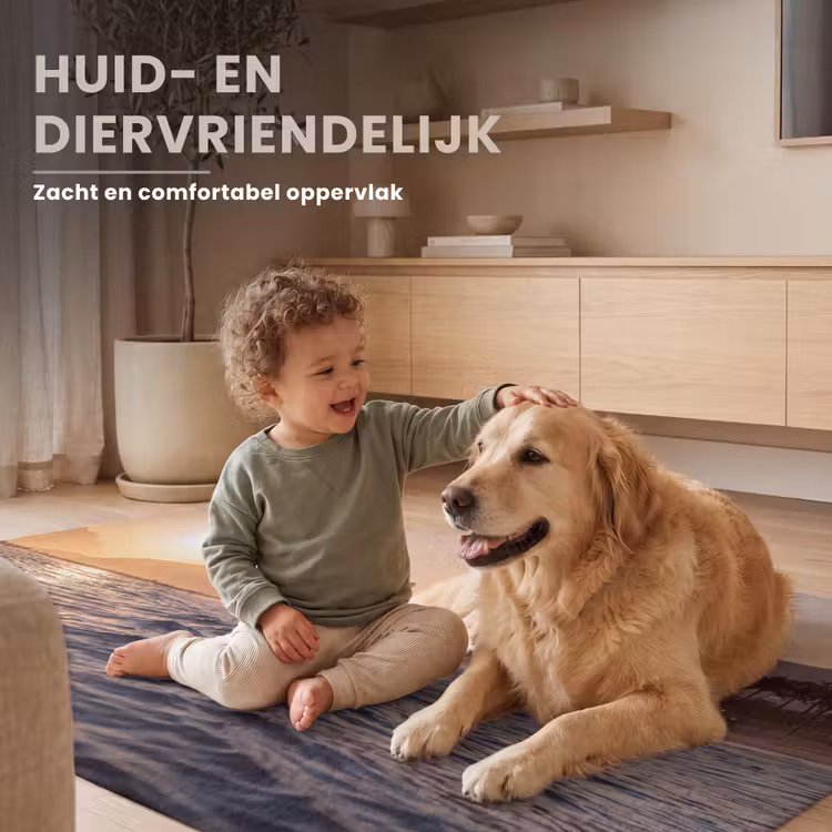 Vloerkleed - Zee - Golven - Zonsondergang - Kust - Goud — 6