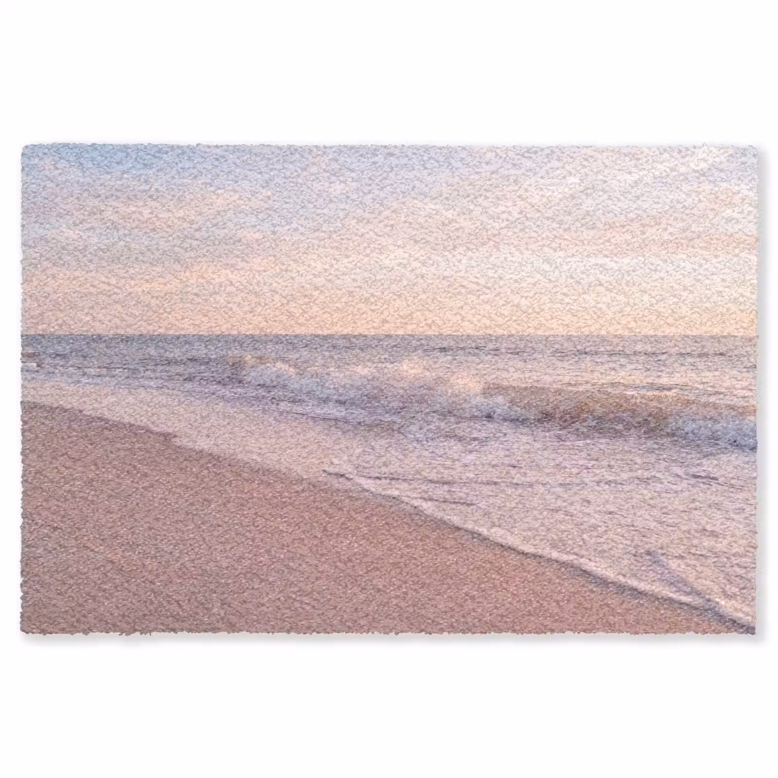 Vloerkleed - Strand - Zee - Golven - Natuur - Zonsondergang — 1