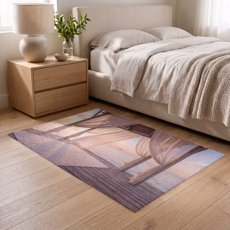 Vloerkleed - Overkapping - Zee - Zonsondergang - Vakantie - Rust — 5