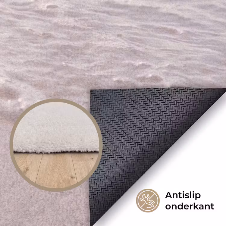 Vloerkleed - Zeeschelp - Strand - Zee - Natuur - Beige — 4