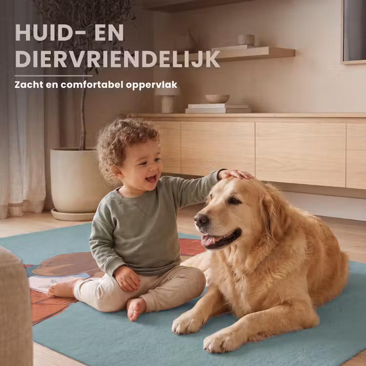 Vloerkleed - Hond - Beanie - Zonnebril - Dieren - Modern — 6