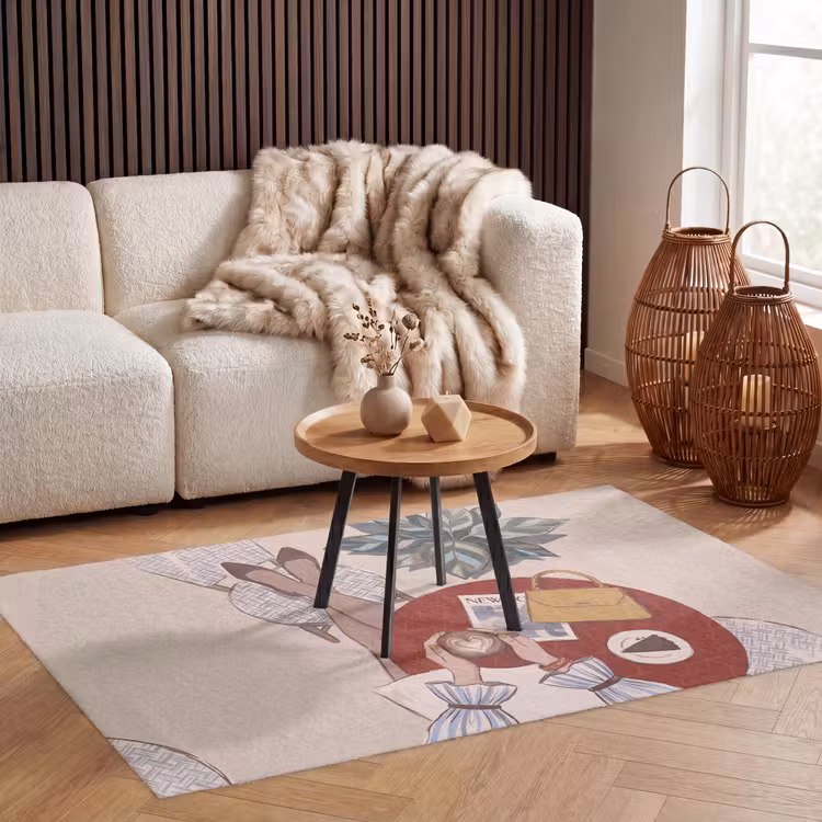 Vloerkleed - Mensen - Cafe - Koffie - Stadsleven - Modern — 3