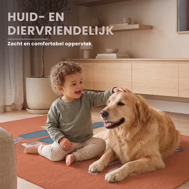 Vloerkleed - Persoon - Hond - Dieren - Illustratie - Modern — 6