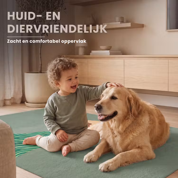 Vloerkleed - Vrouw - Portret - Illustratie - Modern - Groen — 6