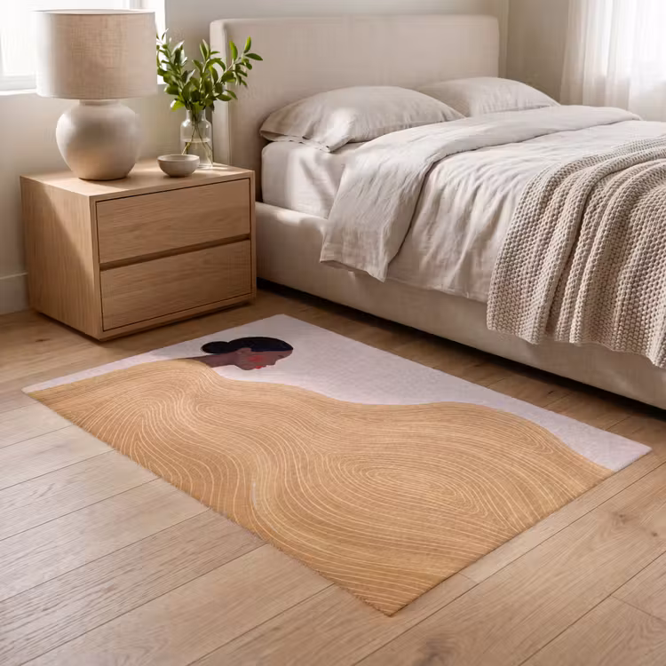 Vloerkleed - Vrouw - Profiel - Modern - Abstract - Kunst — 5