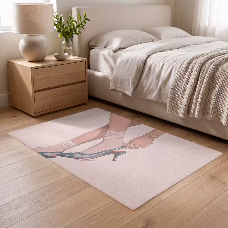 Vloerkleed - Vrouw - Schoen - Mode - Lifestyle - Groen — 5