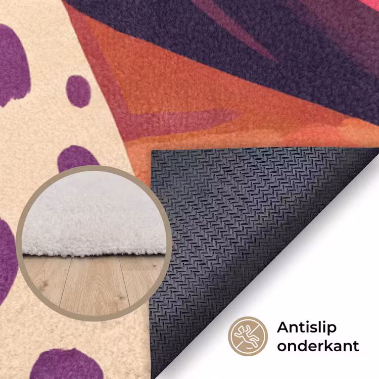 Vloerkleed - Vrouw - Champagne - Feest - Modern - Oranje — 4