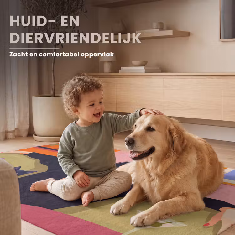 Vloerkleed - Vrouw - Kat - Interieur - Modern - Kleurrijk — 6