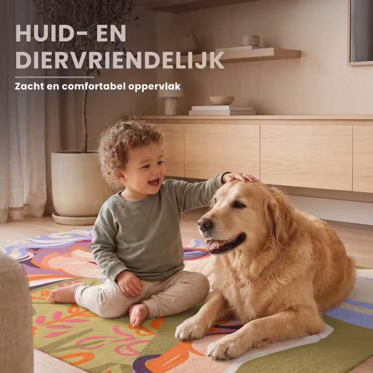 Vloerkleed - Vrouw - Zonnebril - Portret - Modern - Kleurrijk — 6