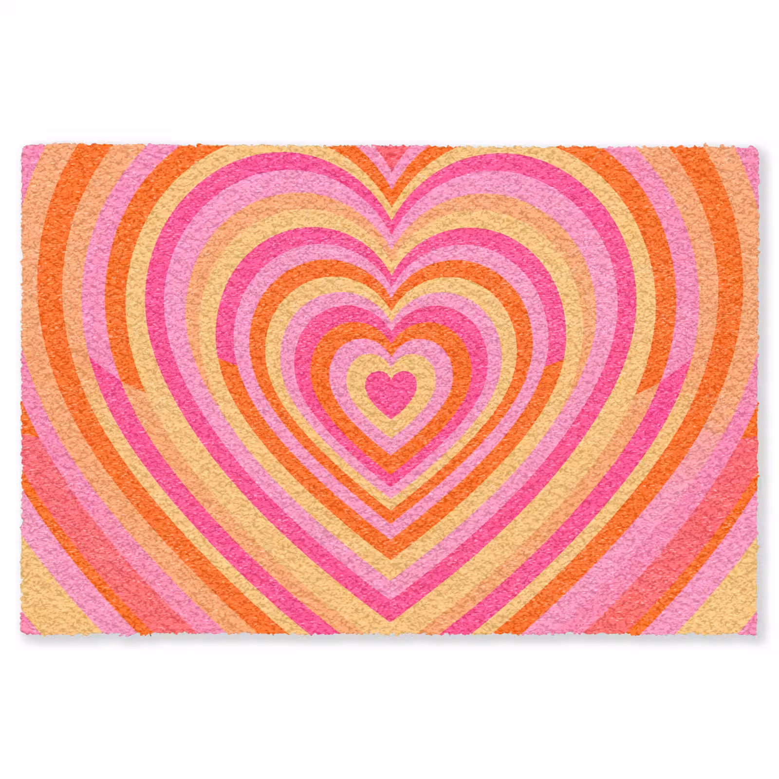 Vloerkleed - Hart - Concentrisch - Abstract - Liefde - Kleurrijk — 1