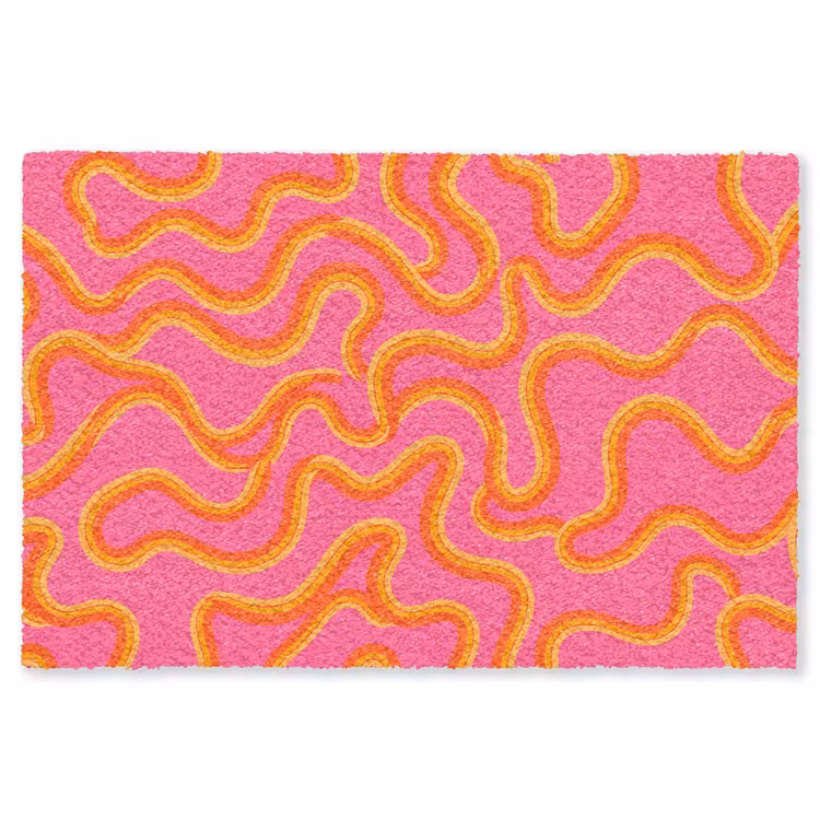 Vloerkleed - Abstract - Golvende lijnen - Modern - Kleurrijk — 1