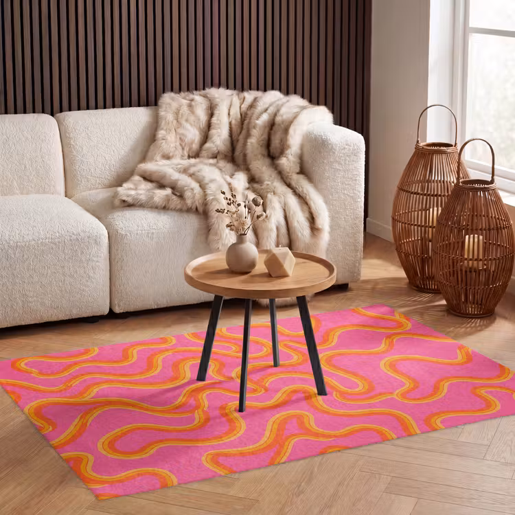 Vloerkleed - Abstract - Golvende lijnen - Modern - Kleurrijk — 3