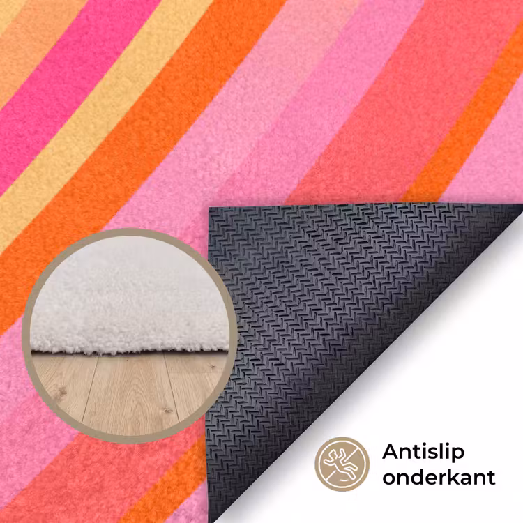 Vloerkleed - Hart - Concentrisch - Abstract - Liefde - Kleurrijk — 4