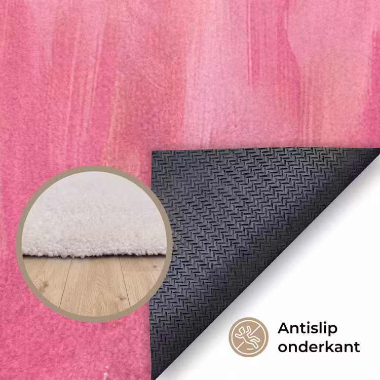 Vloerkleed - Kat - Groep - Dieren - Modern - Roze — 4