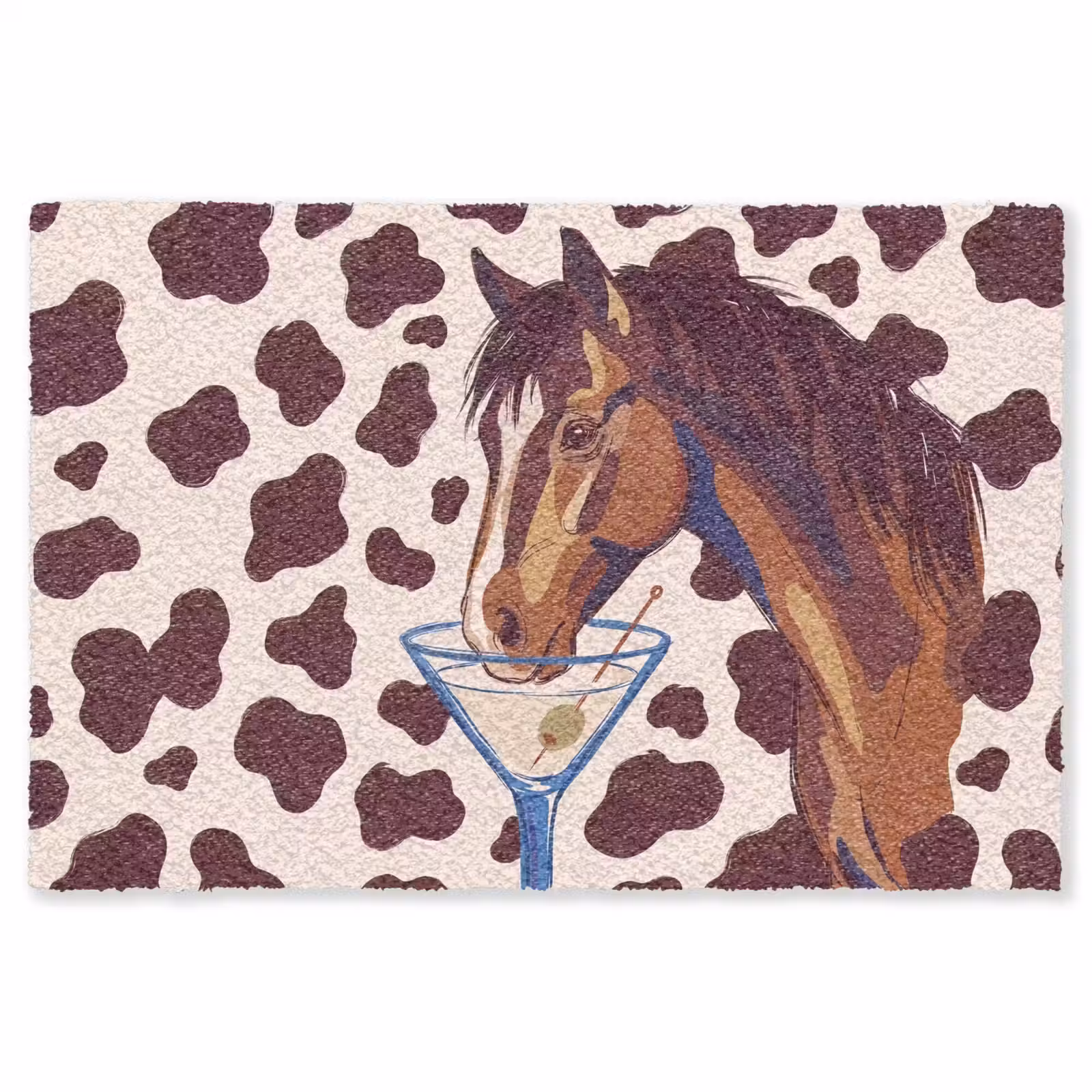 Vloerkleed - Paard - Martini - Dieren - Abstract - Bruin — 1