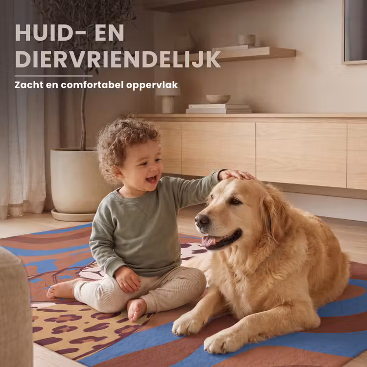 Vloerkleed - Dieren - Cowboyhoed - Modern - Illustratie - Bruin — 6