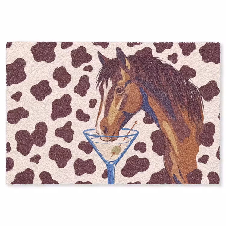 Vloerkleed - Paard - Martini - Dieren - Abstract - Bruin — 1