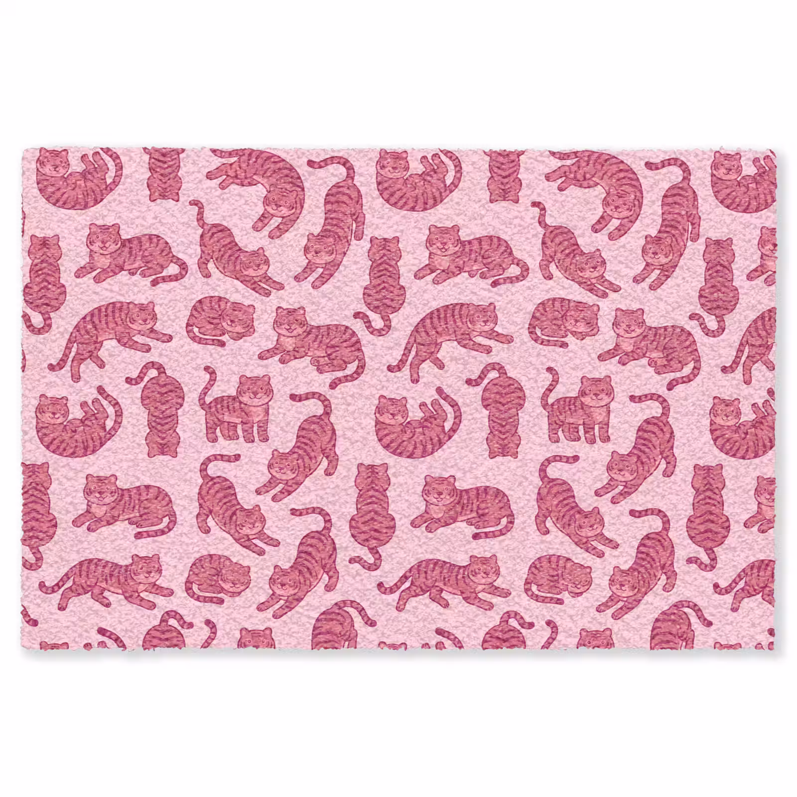 Vloerkleed - Dieren - Patroon - Roze - Speels - Cartoon — 1
