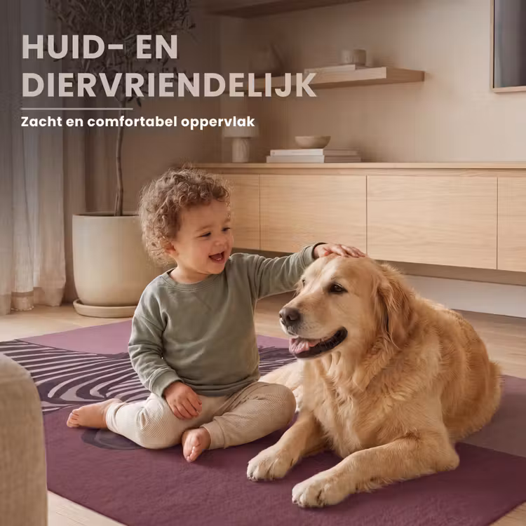 Vloerkleed - Dieren - Zebrahoofd - Wildlife - Modern - Bruin — 6