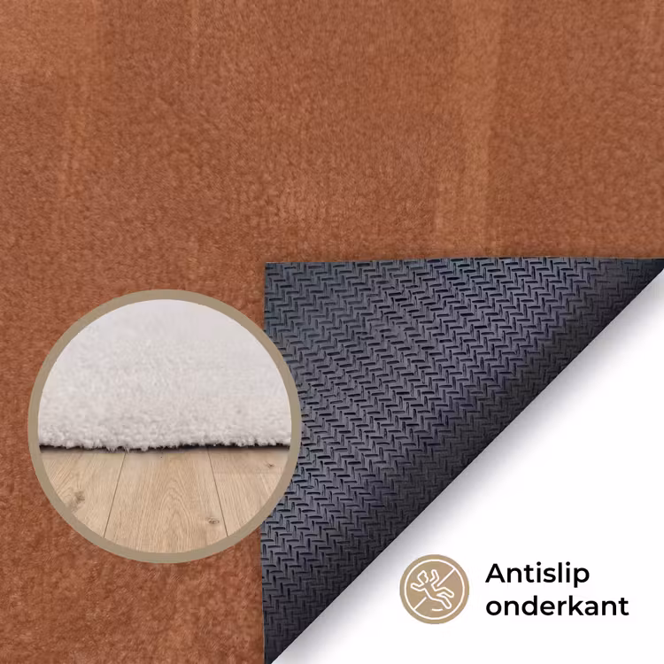 Vloerkleed - Dieren - Zeepaardje - Abstract - Bruin - Strepen — 4