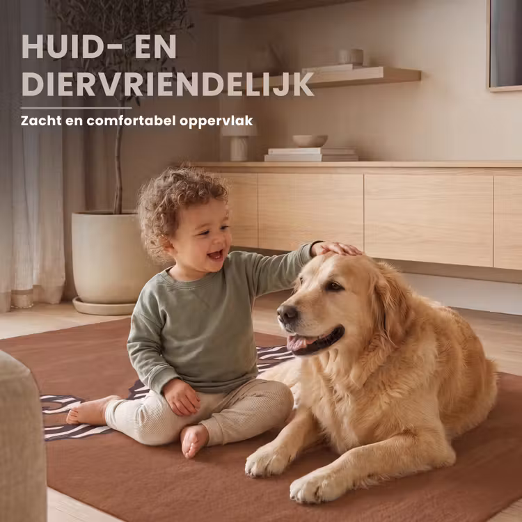 Vloerkleed - Dieren - Zeepaardje - Abstract - Bruin - Strepen — 6