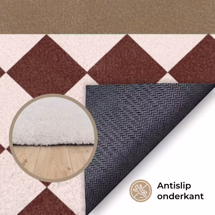 Vloerkleed - Hond - Abstract - Dieren - Modern - Bruin — 4