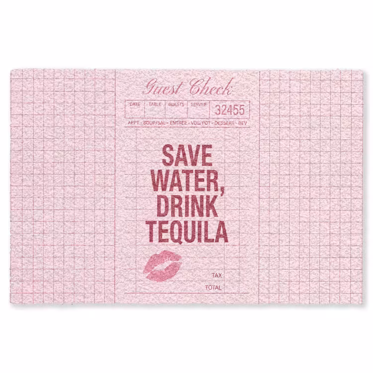Vloerkleed - Humor - Drank - Tekst - Roze — 1