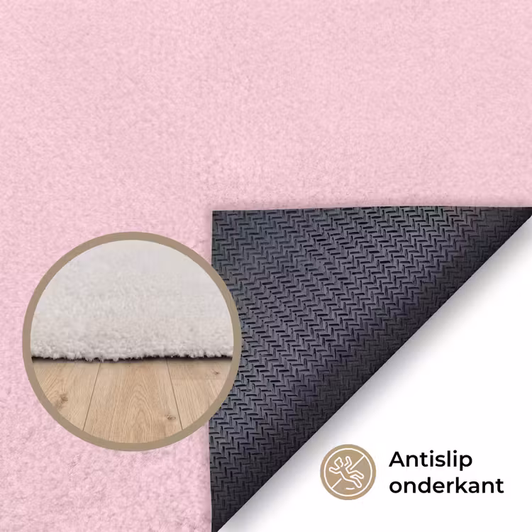 Vloerkleed - Vrouw - Silhouet - Abstract - Modern - Roze — 4