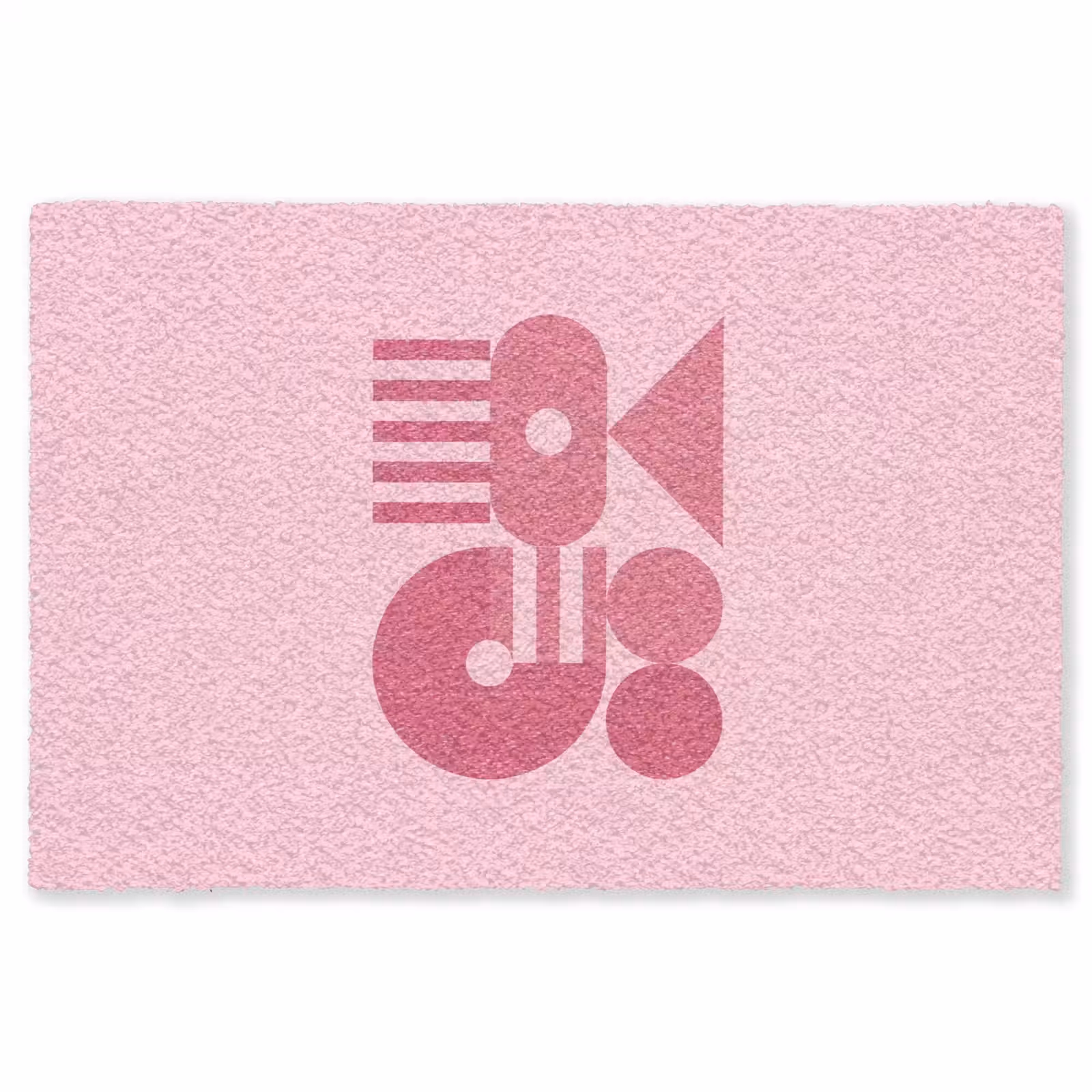 Vloerkleed - Abstract - Geometrisch - Vormen - Roze — 1