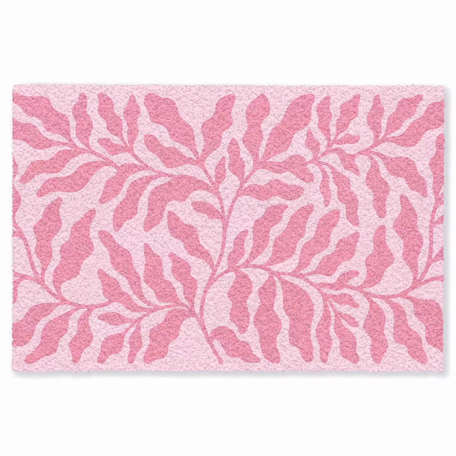 Vloerkleed - Planten - Organisch - Abstract - Modern - Roze — 1