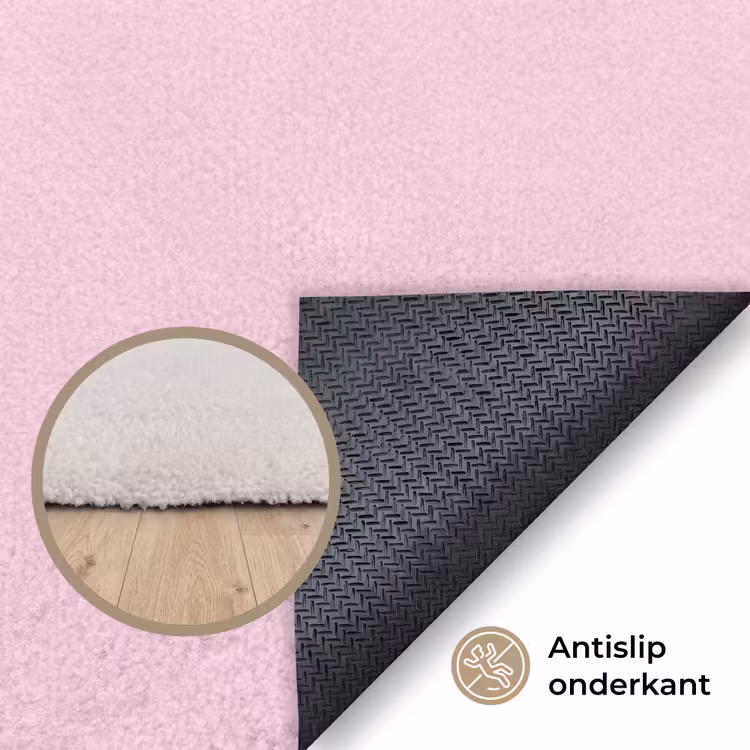 Vloerkleed - Abstract - Geometrisch - Cirkels - Roze - Modern — 4
