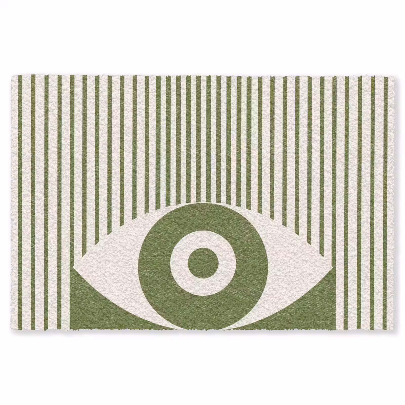 Vloerkleed - Abstract - Oog - Strepen - Modern - Groen — 1
