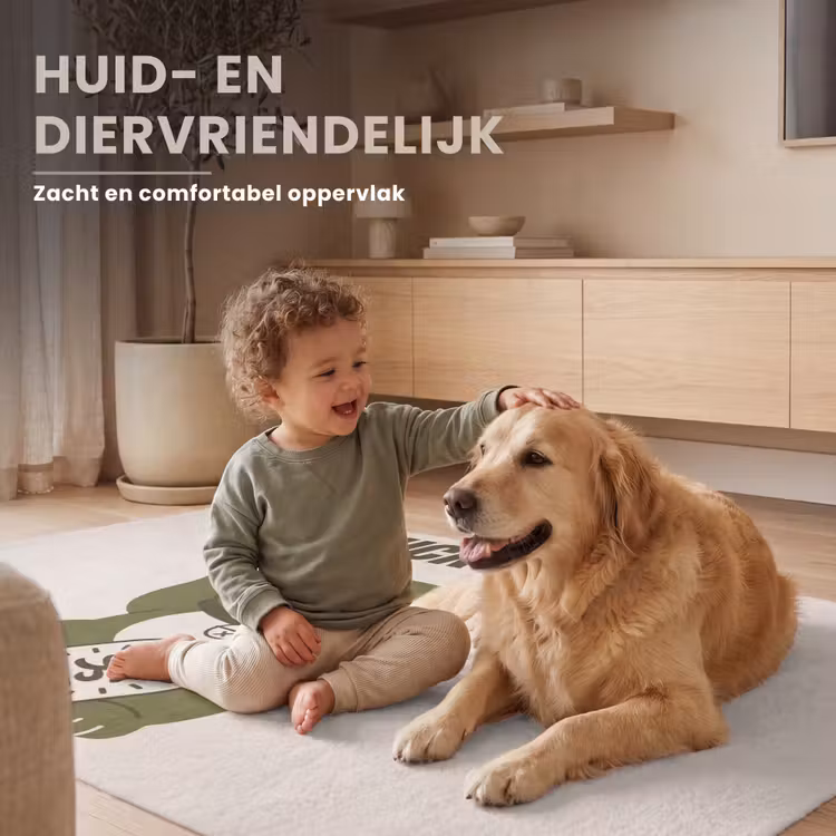 Vloerkleed - Kat - Geluk - Dieren - Modern - Groen — 6