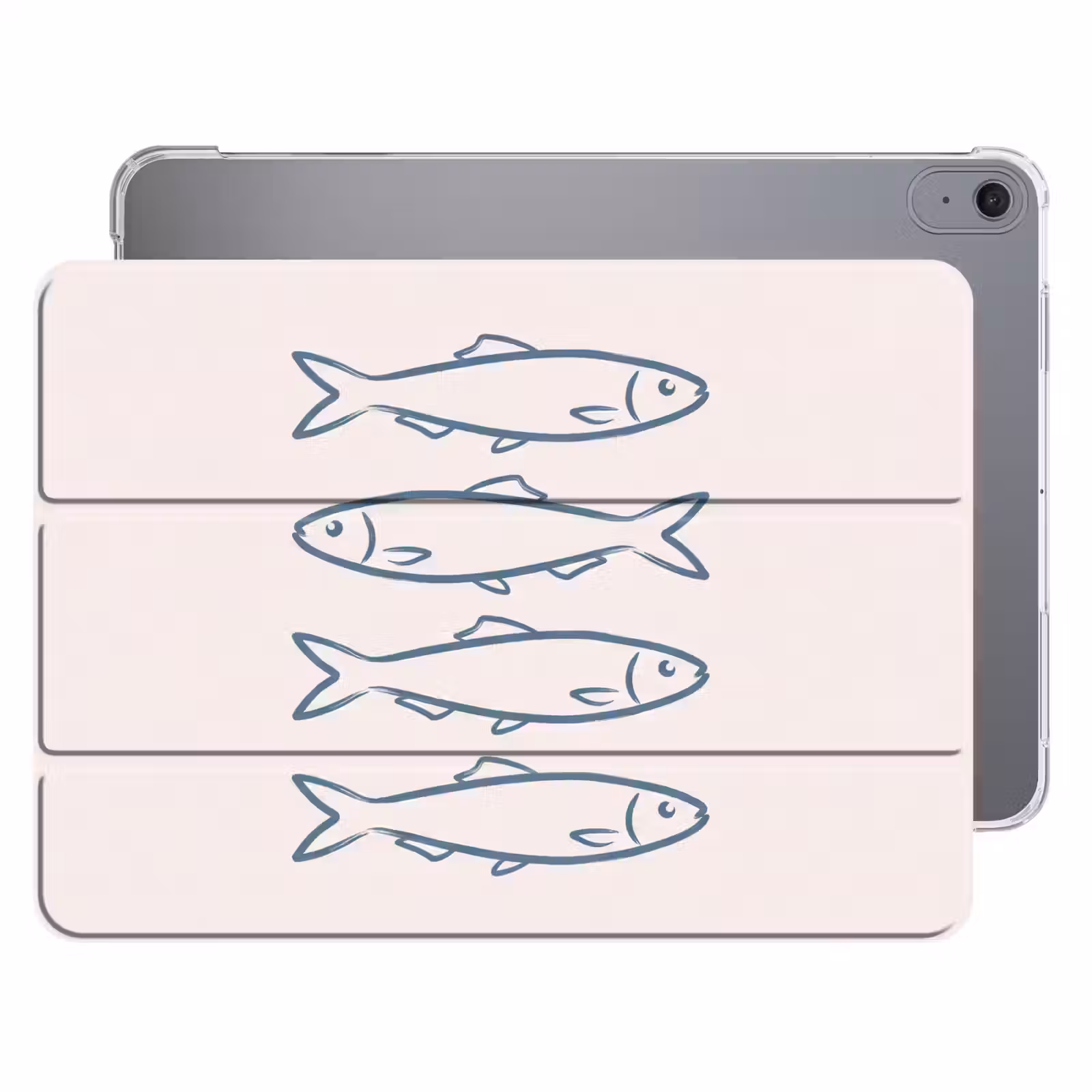iPad hoes - Vis - Vier - Dieren - Abstract - Blauw — 1